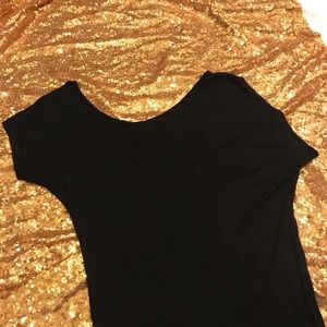 Black Off the shoulder Shirt